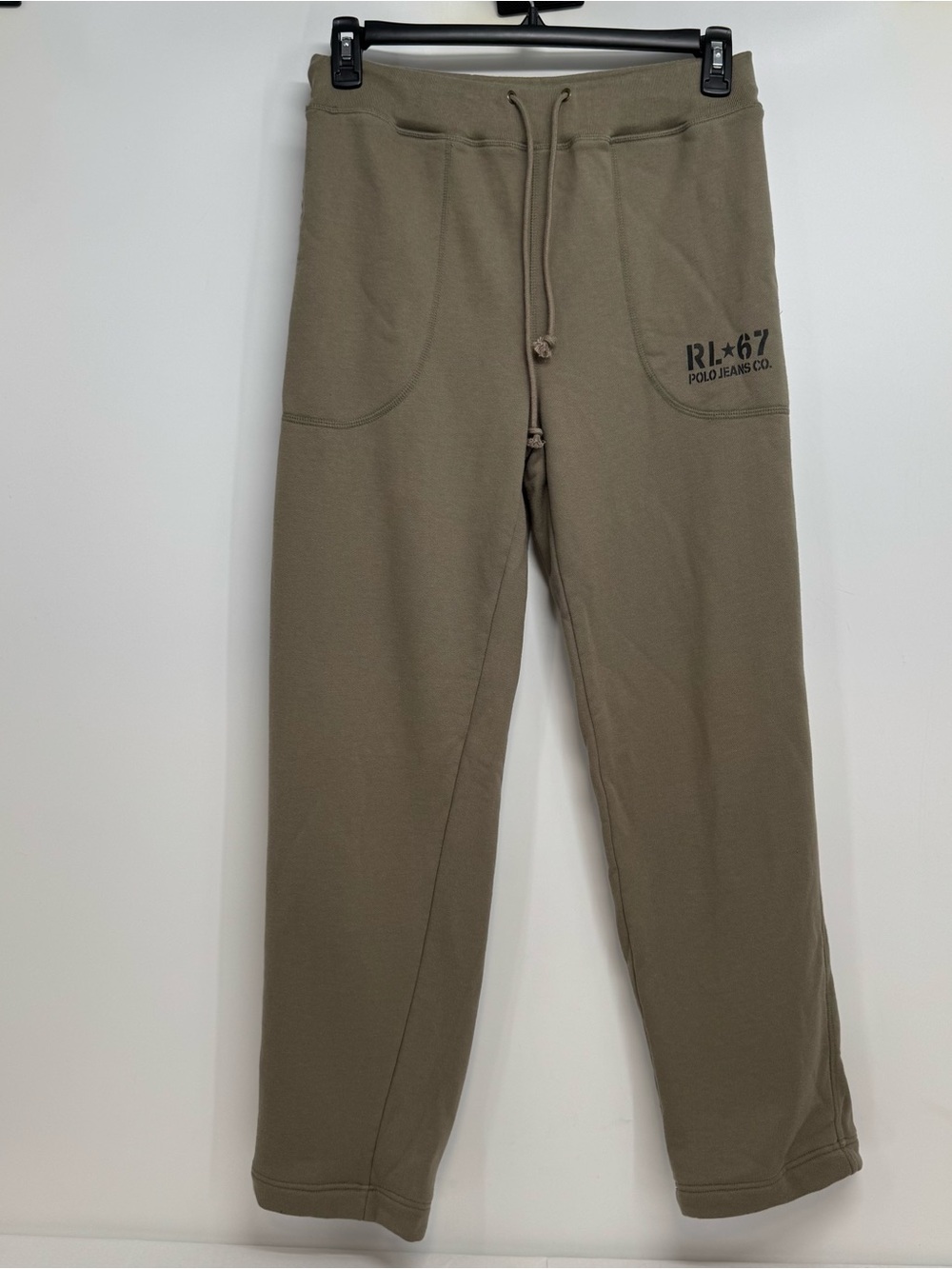 NWT Vtg Polo Jeans Co RL 67 Women’s Size S Green Sweatpants Drawstring